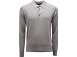 M7976 Polo Uomo Alpha Studio Man Silk/Cashmere Polo Shirt