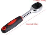 1PC Heavy Duty 1/4" Drive Quick Release Ratchet Socket Wrench Hand Bike Car Repairing Tool Hot"