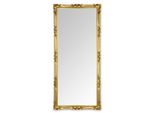 Mo.Wa Specchio Da Parete Specchio Classico Barocco 82X182 Foglia D'oro A Figura Intera Con Cornice In Legno Specchio Dorato Formato Ritratto O Paesaggio Specchio Grande Da Pavimento