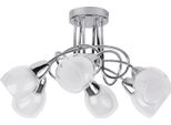 Plafoniera E14 6X40W Colore Cromo 6085 Dave Rabalux