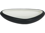 Spirella Portasapone Look Pietra Accessori Bagno Decorativi Portasapone "Etna"" Dimensioni: 15 X 11 X 3 Cm - Nero Opaco (Nero Opaco)"