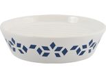 Portasapone In Ceramica Bianca Blu Nador