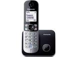 Panasonic KX-TG6811, Telefono Dect, Vivavoce, 120 Voci, Identificazione Del Chiamante, Nero