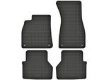 Tappetini In Gomma Adatti Per Audi A7 C8 (Dal 2018) Set Di Tappetini In Gomma Neri + Stopper