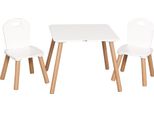 Freeon Tavolo In Legno Con Sedie Athena Bianco