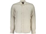 Nordsegel Camicia Biologica Con Collo Italiano Beige : Taglia - L Taglia: L
