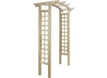 Pergola In Legno Festnight Ad Arco Con Traliccio 150 X 50 X 220 Cm