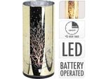 Homestyling Cilindro Decorativo In Vetro A Led 7X15 Cm KO-XX8113590
