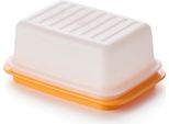 Burriera Tupperware Tesoro Del Burro Bianco Arancione Tesoro Del Burro Frigorifero