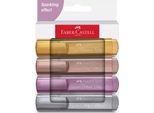 FABER-CASTELL 254674 FABER-CASTELL Tl 46 Textmarker Farbsortiert, 4 St.