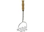 Spremiagrumi In Acciaio Inox 32 Cm, Manico In Legno (Grande)