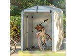 Sobuy Riparo Per Biciclette Riparo Per Biciclette Tenda Per Garage Per Biciclette Tende Per Biciclette Multifunzionali Per Esterni In Colore Argento, 120X176X163Cm