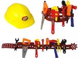 Kit Cintura Fai Da Te Con Elmetto Porta Attrezzi E Chiave