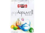 Pop Aquarell Blocco Acquerello A4/10 Fogli 250G.