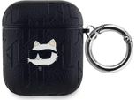 Karl Lagerfeld Kla2Pgchpk Airpods 1/2 Cover Czarny/Nero Monogram Choupette Head