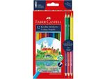 Pastelli A Matita Wawel 12 Colori + 3 Faber Castell