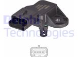 Delphi PS20100-12B1 Sensore Di Pressione Di Sovralimentazione Adatto Per Peugeot 207 (Wa, Wc) Tubo Di Aspirazione
