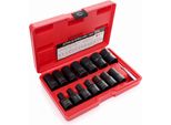 Kraft&Dele KD11793 Set Di Chiavi A Bussola Per Viti Tornite 1/2" 15 Pezzi - Azione"