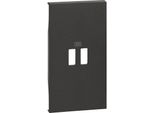 Bticino Living Now Coperchio Per Caricatore Usb A 2 Moduli Nero KG12C