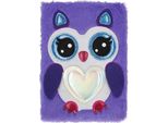 Taccuino Con Copertina In Peluche A5 Foderato In Viola Con Cuore Starpak