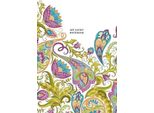 Taccuino Decorativo 143X210/80K A Quadretti Fiori