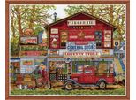 Kit Punto Croce Contato Design Works "Open For Business"", 36X46Cm"