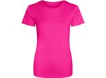 Just Cool JC005 | Maglietta Sportiva Girlie Cool + Wrap Certificata - Colore: Hyper Pink - Taglia: S