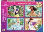 Ravensburger Puzzle Principesse Disney 4X100 Pezzi