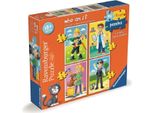 Ravensburger Il Mio Primo Puzzle: Indovina Chi Sono? 4In1 (2,3,4,5 Pezzi)