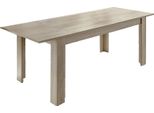 Dmora Tavolo Allungabile Takumi 90X137X79H Cm Marrone Rovere, Allungabile 10 Posti Italy