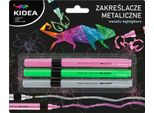Evidenziatori Metallici 3 Colori Kidea