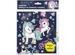 Kidea Agenda Segretaria Quaderno Luminoso Con Lucchetto Unicorno