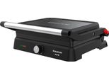 Taurus Bistro, Nero, Acciaio Inox, Alluminio, Rettangolare, Girevole, Griglia + Piastra, 290 X 230 Mm