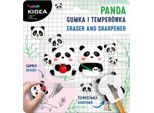 Panda Kidea Gomma E Temperino In Blister
