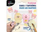 Blister Di Gomma E Temperino Kidea In Peluche