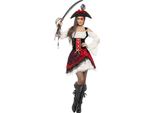 Smiffys - Set Di Costumi "Glamorous"" Per Donna SM1016 (S) (Rosso/Bianco/Nero)"