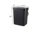 Piccolo Bidone Per Compost Da Cucina, Bidone Per Rifiuti Da Cucina, Contenitore Da Banco Per La Casa