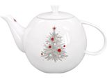 Teiera Di Natale In Porcellana Luna Koleda 1100 Ml