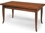 Milanihome.It - Tavolo Da Pranzo Allungabile In Legno Massello 85X160/200/240Di Coloretinta Noce