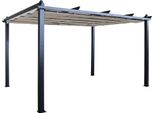 Milanihome.It - Gazebo Da Giardino Astoria 3X4 In Alluminiodi Coloreantracite