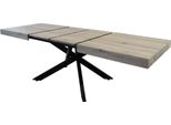 Milanihome.It - Tavolo Da Pranzo Allungabile Di Design Cm 90 L X 160 P X 75 Hdi Colorerovere Grigio