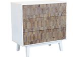 Milanihome.It - Cassettiera In Legno Di Design Moderno Per Salotto Cucina Sala Da Pranzo Cm 88X45X89 Hdi Colorebianco