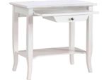 Milanihome.It - Scrittoio In Legno Massello 85X49X79Di Colorebianco