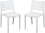 Milani Home - Sedia In Polipropilene Impilabile Cm 42 L X 51 P X 78 Hdi Colorebianco