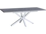 Milanihome.It - Tavolo Da Pranzo Allungabile Di Design Cm 90 L X 160 P X 75 Hdi Coloregrigio