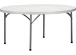 Milanihome.It - Tavolo Catering 120 Cm Di Design Moderno Industrial Cm Diametro 120 X 74 Hdi Colorebianco