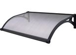 Milanihome.It - Pensilina Porta Ingresso In Policarbonato Fotovoltaica Con Led 100X120 Di Design Ultraresistente Cm 100 X 120 / P.95 X 115Di Coloreopaco