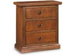 Milanihome.It - Comodino In Legno Massello 60X35X64Di Coloretinta Noce