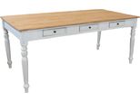 Milani Home - Tavolo Da Pranzo Fisso Cm 180 L X 90 P X 75 Hdi Coloremarrone
