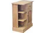 Milani Home - Mobiletto In Legno Di Mogano Cm 61 L X 35 P X 77 Hdi Coloremarrone